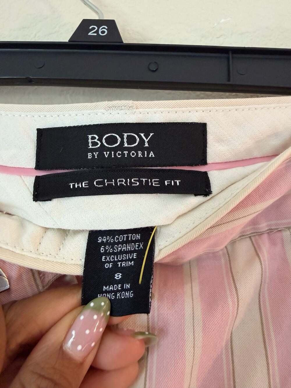 Body by Victoria The Christie Fit Striped Flare Y2K Trousers - Picture 5 of 5